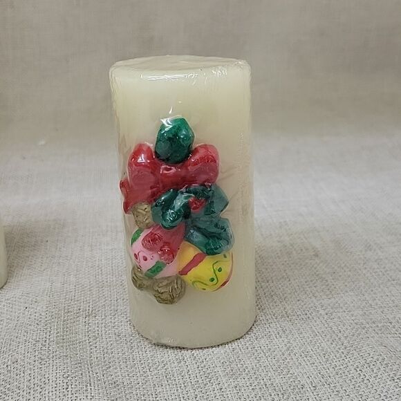 Vintage Set Of Six Christmas Cheer Candles Set ( NEW) - Picture 5 of 10